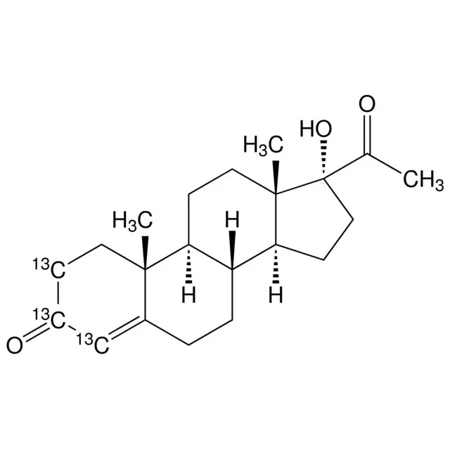 17α-Hydroxyprogesterone-2,3,4-13C3