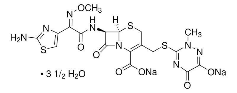 Ceftriaxone disodium salt hemi(heptahydrate)
