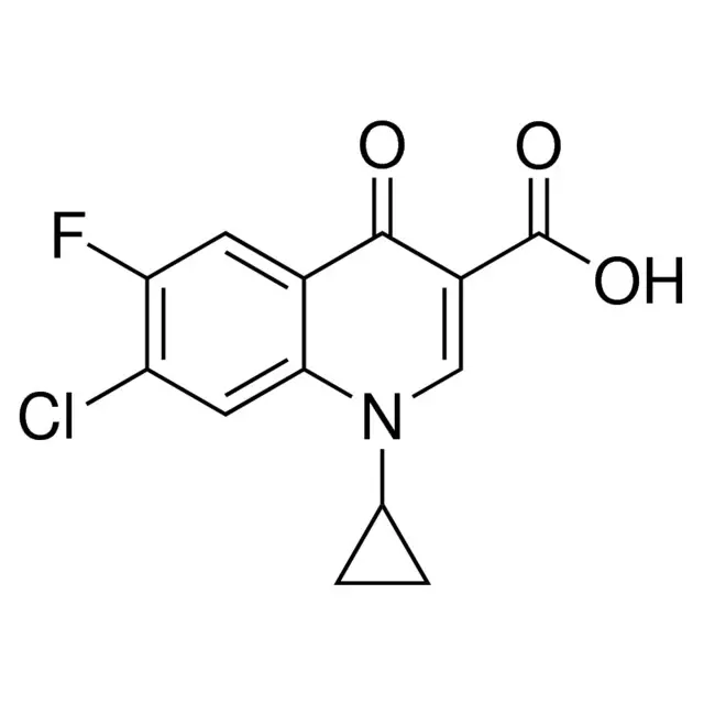 7-Chloro-1-cyclopropyl-6-fluoro-1,4-dihydro-4-oxoquinoline-3-carboxylic acid