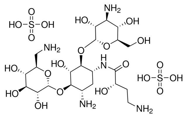 Amikacin disulfate salt