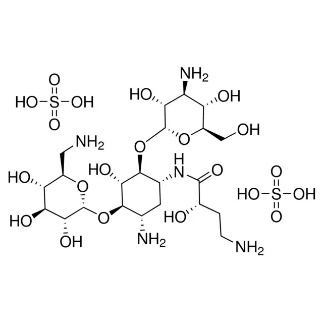 Amikacin disulfate salt