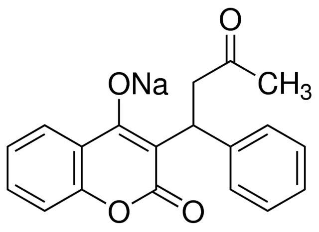 3-(α-Acetonylbenzyl)-4-hydroxycoumarin sodium salt