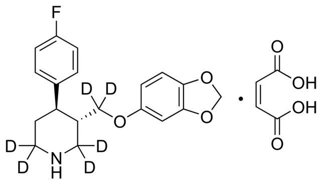 Paroxetine-D6 maleate solution