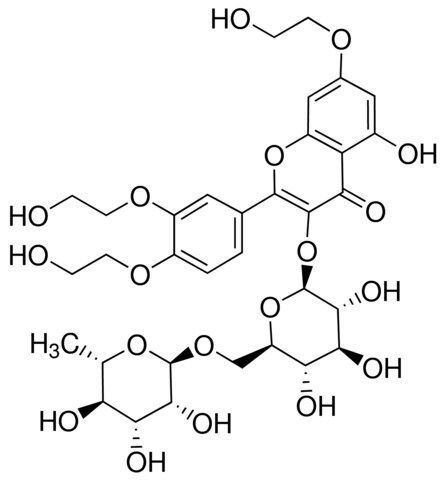 Tris-O-(2-hydroxyethyl)rutin