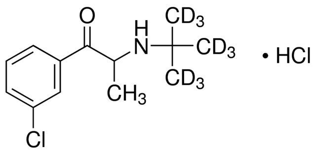 (±)-Bupropion-D9 hydrochloride solution