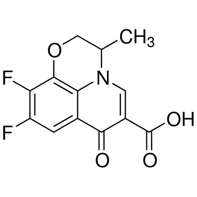 9,10-Difluoro-2,3-dihydro-3-methyl-7-oxo-7H-pyrido[1,2,3-de]-1,4-benzoxazine-6-carboxylic acid