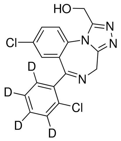 α-Hydroxytriazolam-d4 solution