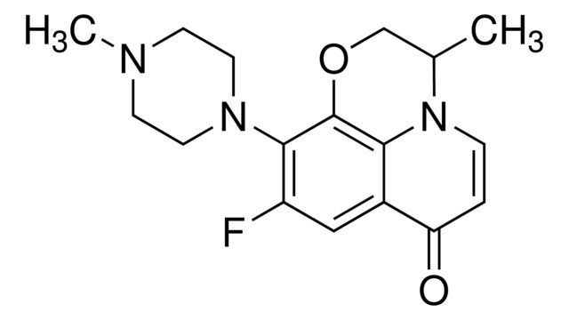 (3RS)-9-Fluoro-3-methyl-10-(4-methylpiperazin-1-yl)-2,3-dihydro-7H-pyrido[1,2,3-de]-1,4-benzoxazin-7-one