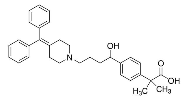 4-[4-[4-(Diphenylmethylene)-1-piperidinyl]-1-hydroxybutyl]-α,α-dimethylbenzeneacetic acid