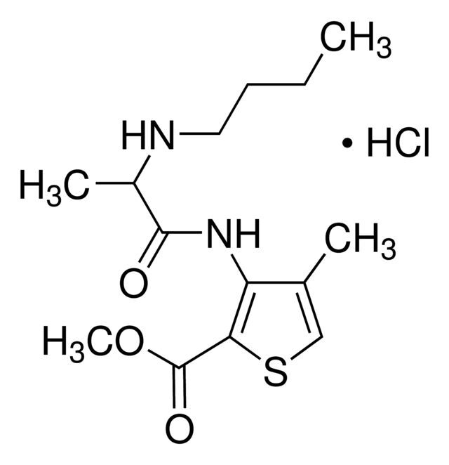 Methyl 3-[[(2RS)-2-(butylamino)propanoyl]amino]-4-methylthiophene-2- carboxylate hydrochloride