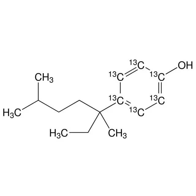4-(3,6-Dimethyl-3-heptyl)phenol-ring-13C6 solution