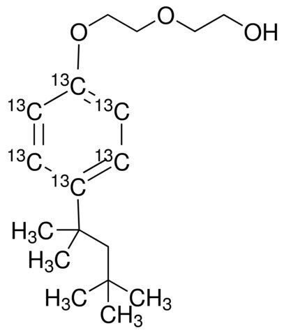 4-tert-Octylphenol-diethoxylate-ring-13C6 solution