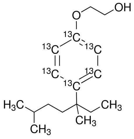 4-(3,6-Dimethyl-3-heptyl)phenol monoethoxylate-ring-13C6 solution