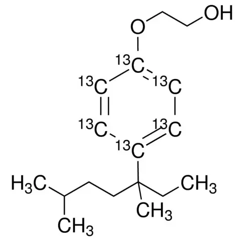 4-(3,6-Dimethyl-3-heptyl)phenol monoethoxylate-ring-13C6 solution