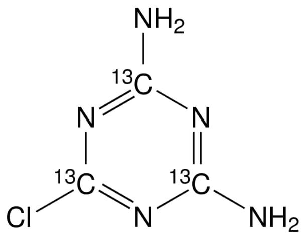 6-Chloro-2,4-diamino-1,3,5-triazine-13C3