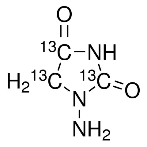 1-Amino-2,4-imidazolidinedione-13C3