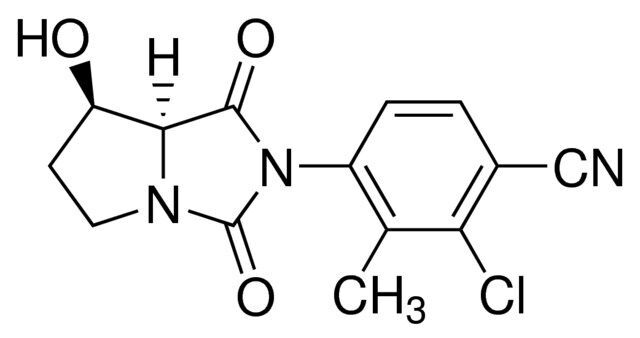 2-Chloro-3-methyl-4-[(7R,7aS)-tetrahydro-7-hydroxy-1,3-dioxo-1H-pyrrolo[1,2-c]imidazol-2(3H)-yl]benzonitrile