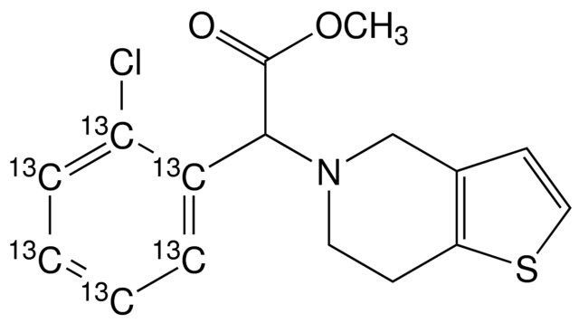 (±)-Clopidogrel-(phenyl-13C6)