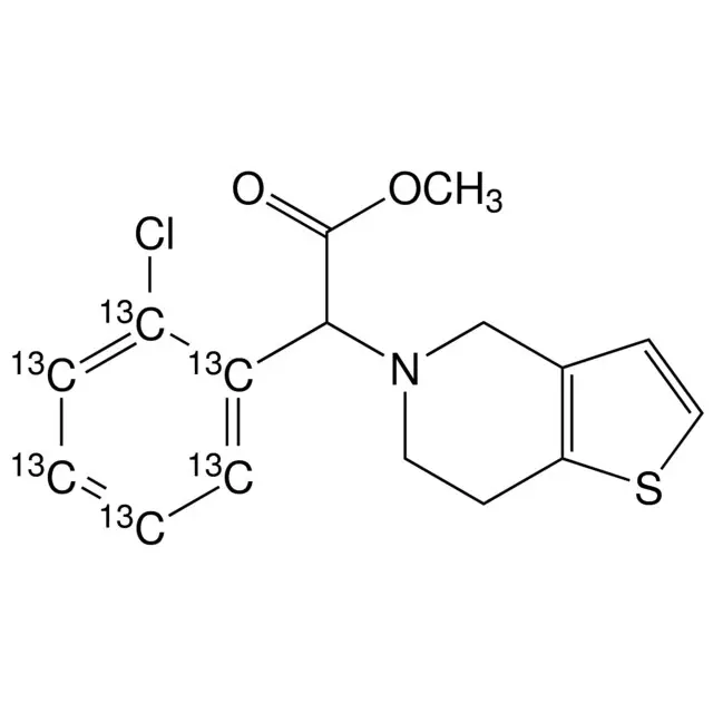 (±)-Clopidogrel-(phenyl-13C6)