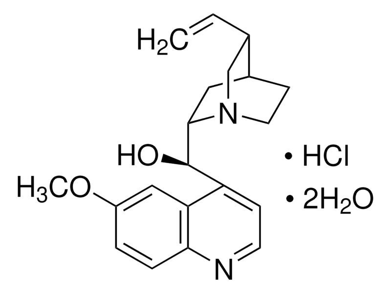 (-)-Quinine hydrochloride dihydrate