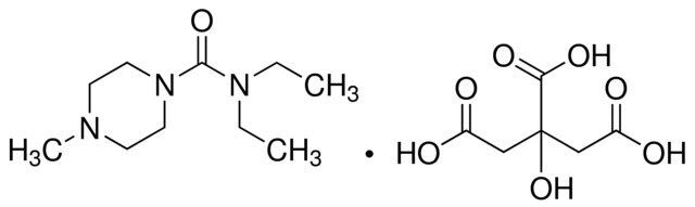 Diethylcarbamazine citrate