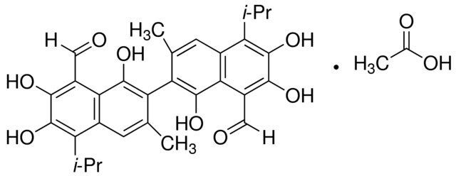 (±)-Gossypol-acetic acid