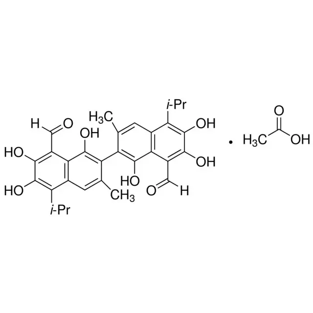 (±)-Gossypol-acetic acid