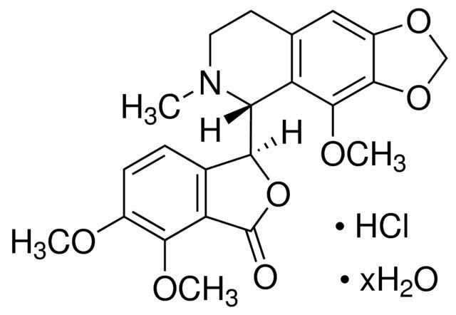 Noscapine hydrochloride hydrate