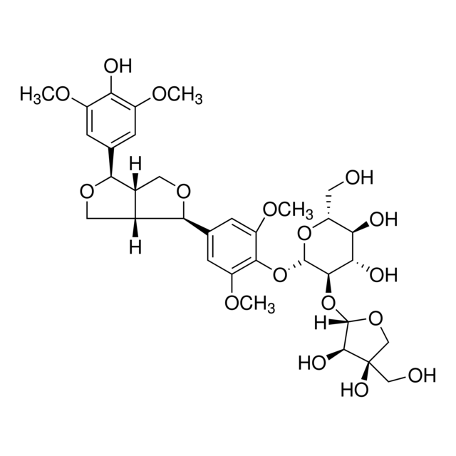 (-)-Syringaresnol-4-O-β-D-apiofuranosyl-(1→2)-β-D-glucopyranoside