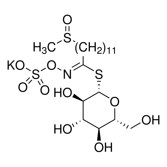 11-Methylsulfinylundecylglucosinolate potassium salt