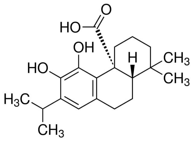 Carnosic acid from Rosmarinus officinalis
