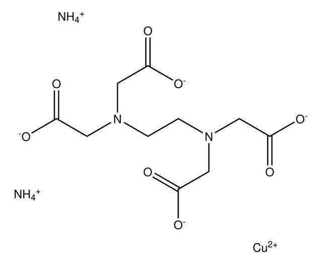 Ethylenediaminetetraacetic acid diammonium copper salt solution