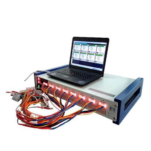 8 Channel Battery Analyzer (0.25 -300 Ma, Upto 5V W/ Temperature Measurement and Laptop &amp; Software