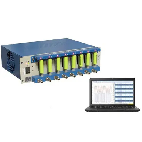 8 Channel Battery Analyzer (6-3000 mA, up to 5V) with Software