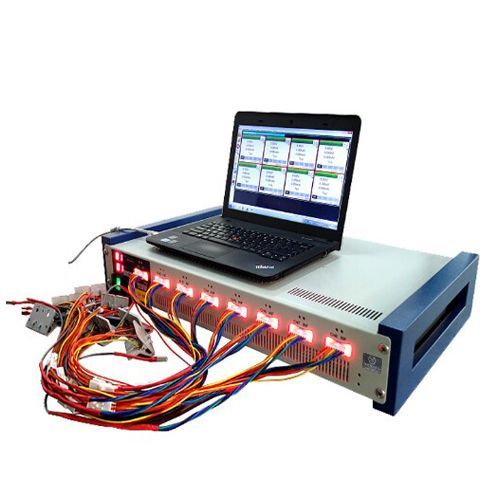 8 Channel Battery Analyzer (10mA -5000 Ma, Upto 5V W/ Temperature Measurement and Laptop &amp; Software