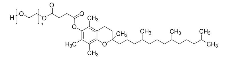 D-α-Tocopherol polyethylene glycol 1000 succinate