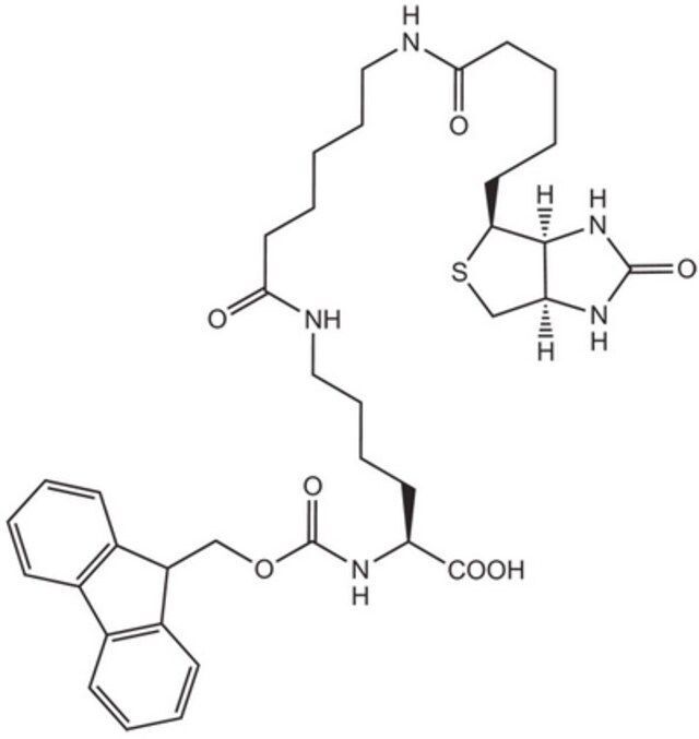 Fmoc-Lys(biotinyl-ε-aminocaproyl)-OH