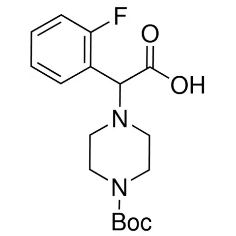 2-(4-Boc-piperazino)-2-(2-fluorophenyl)acetic acid