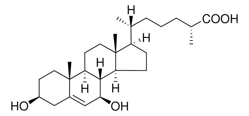 3β,7β-dihydroxy-5-cholestenoic acid