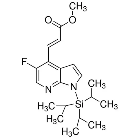 (E)-Methyl 3-(5-fluoro-1-(triisopropylsilyl)-1H-pyrrolo[2,3-b]pyridin-4-yl)acrylate