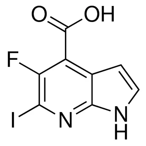 5-Fluoro-6-iodo-1H-pyrrolo[2,3-b]pyridine-4-carboxylic acid