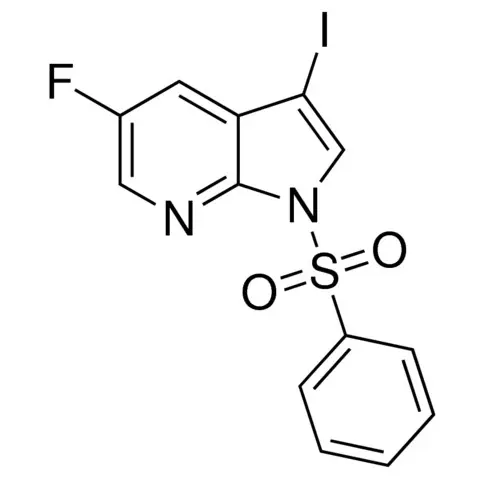 1-Benzenesulfonyl-5-fluoro-3-iodo-1H-pyrrolo[2,3-b]pyridine