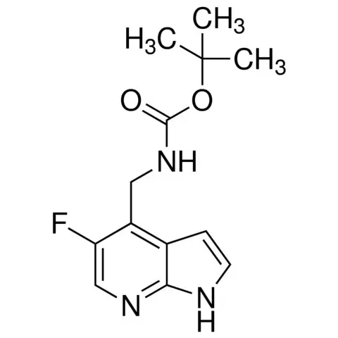 tert-Butyl ((5-fluoro-1H-pyrrolo[2,3-b]pyridin-4-yl)methyl)carbamate