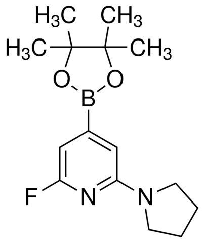 2-Fluoro-6-(pyrrolidin-1-yl)-4-(4,4,5,5-tetramethyl-1,3,2-dioxaborolan-2-yl)pyridine