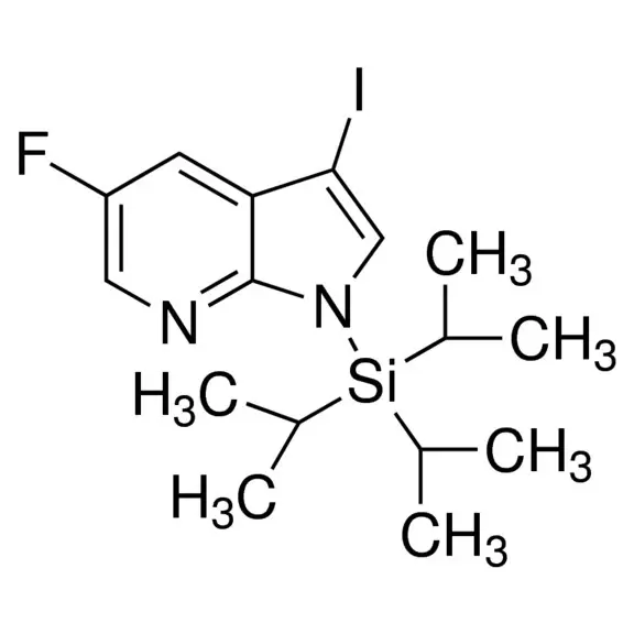 5-Fluoro-3-iodo-1-triisopropylsilanyl-1H-pyrrolo[2,3-b]pyridine