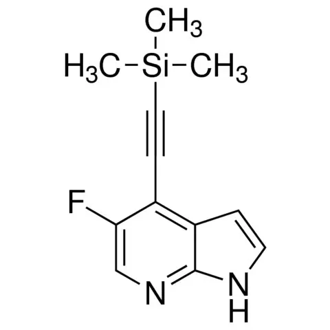 5-Fluoro-4-((trimethylsilyl)ethynyl)-1H-pyrrolo[2,3-b]pyridine