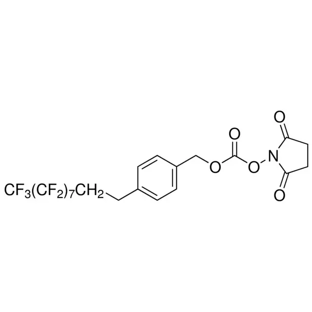 N-[4-(3,3,4,4,5,5,6,6,7,7,8,8,9,9,10,10,10-Heptadecafluorodecyl) benzyloxycarbonyloxy]succinimide