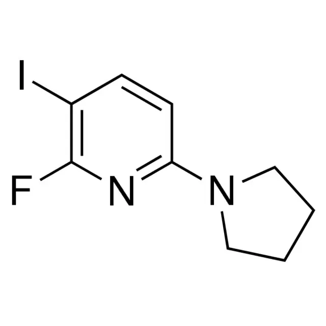 2-Fluoro-3-iodo-6-(pyrrolidin-1-yl)pyridine