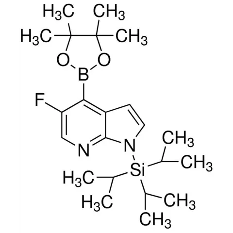5-Fluoro-4-(4,4,5,5-tetramethyl-1,3,2-dioxaborolan-2-yl)-1-(triisopropylsilyl)-1H-pyrrolo[2,3-b]pyridine