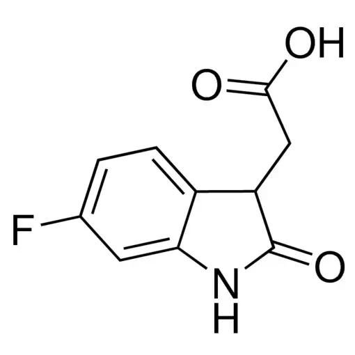 (6-Fluoro-2-oxo-2,3-dihydro-1H-indol-3-yl)acetic acid